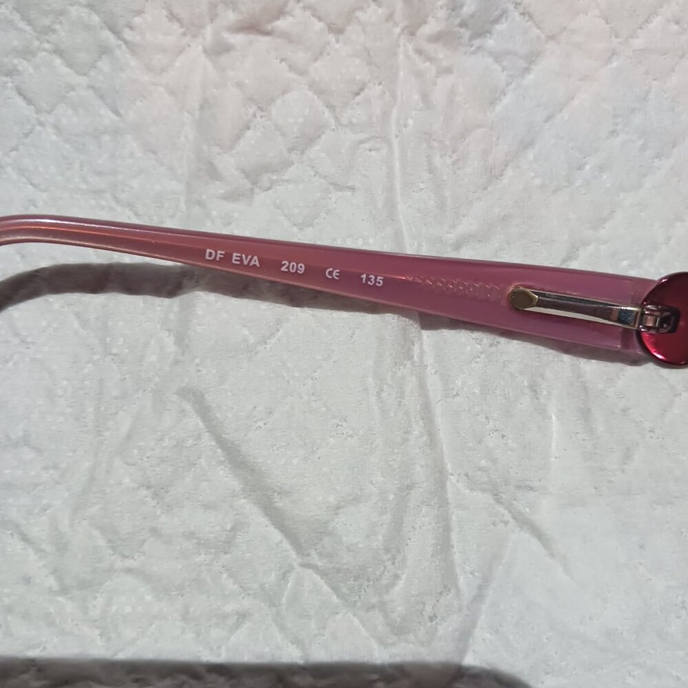 Daisy Fuentes Eva 52-16-135 Eyeglasses Frames Currant - Picture 8 of 14